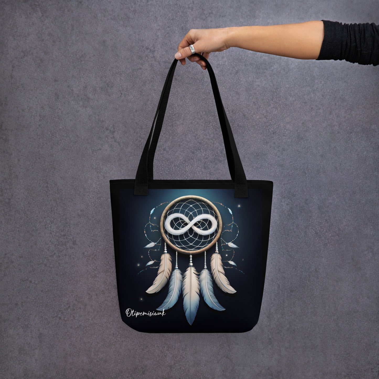Otipemisiwak Dream Catcher Tote bag
