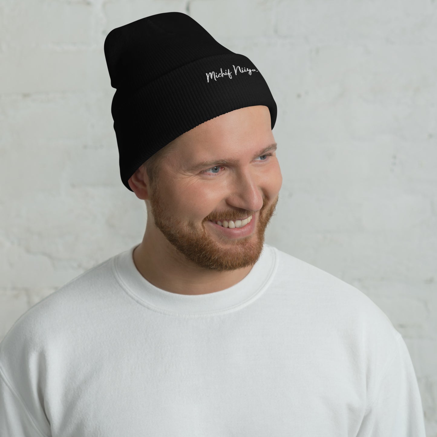 "Michif Niiya" Embroidered Cuffed Beanie - in 4 colour options