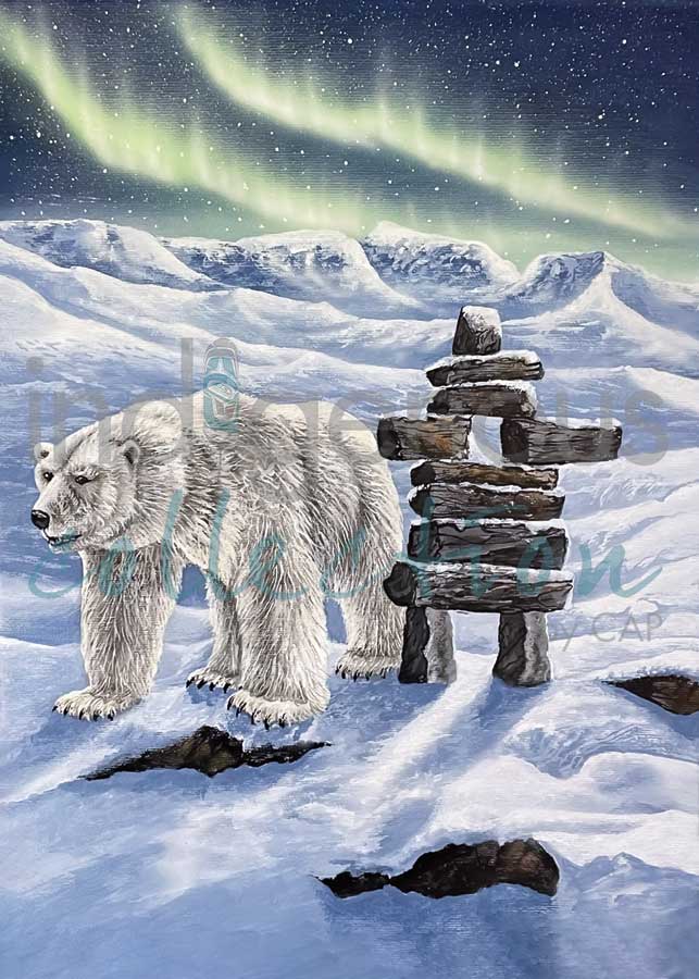 "Finding the Way" Framed Wall Art by Indigenous Artist Ronnie Simon