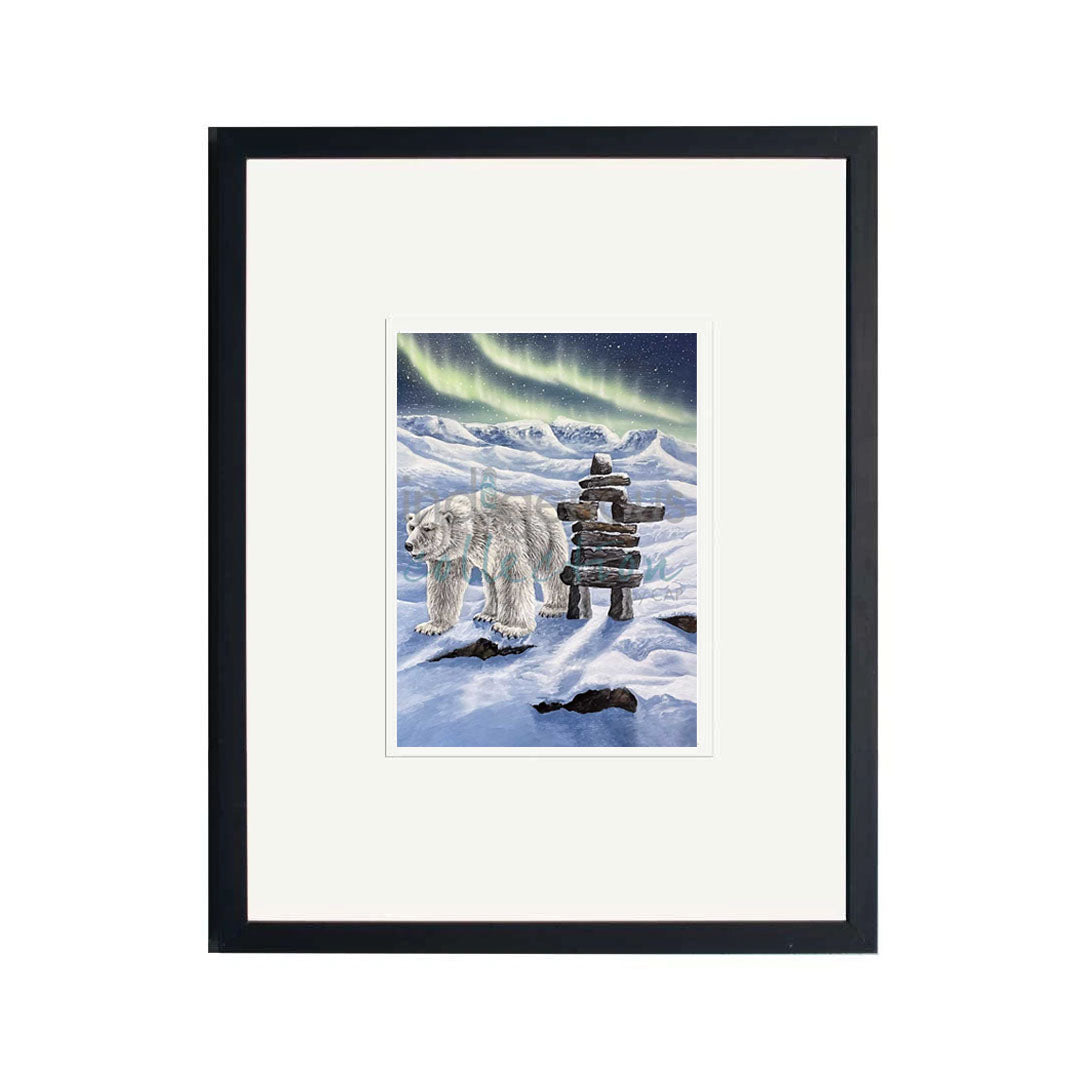 "Finding the Way" Framed Wall Art by Indigenous Artist Ronnie Simon