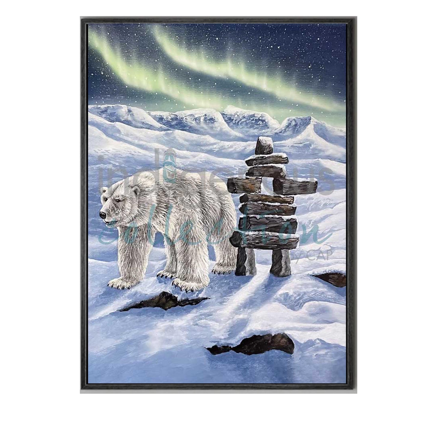 "Finding the Way" Framed Wall Art by Indigenous Artist Ronnie Simon