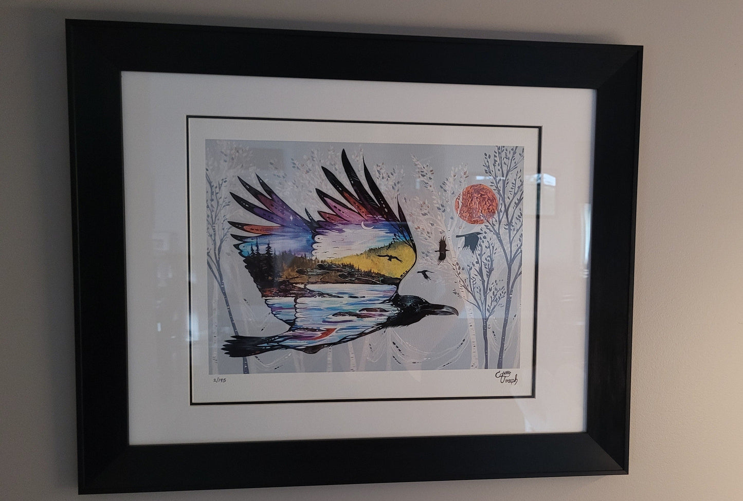LIMITED EDITION ART PRINT - Raven's Flight by Carla Joseph