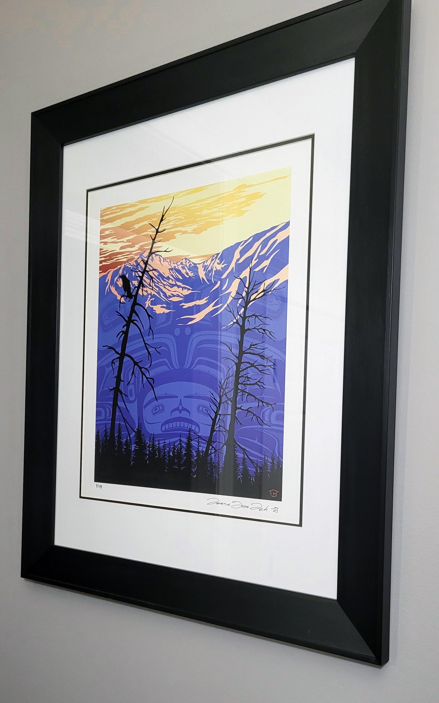 LIMITED EDITION ART PRINT - Best Friend at Sunset by Mark Preston