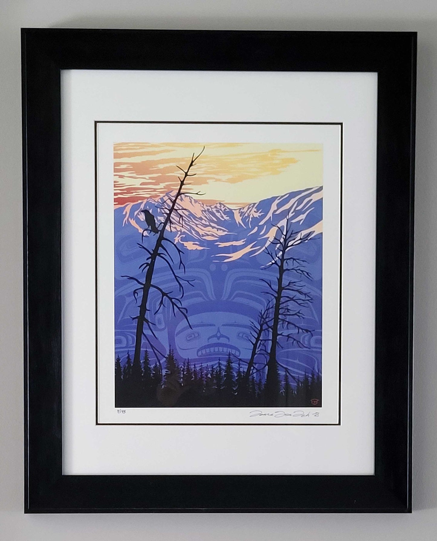 LIMITED EDITION ART PRINT - Best Friend at Sunset by Mark Preston