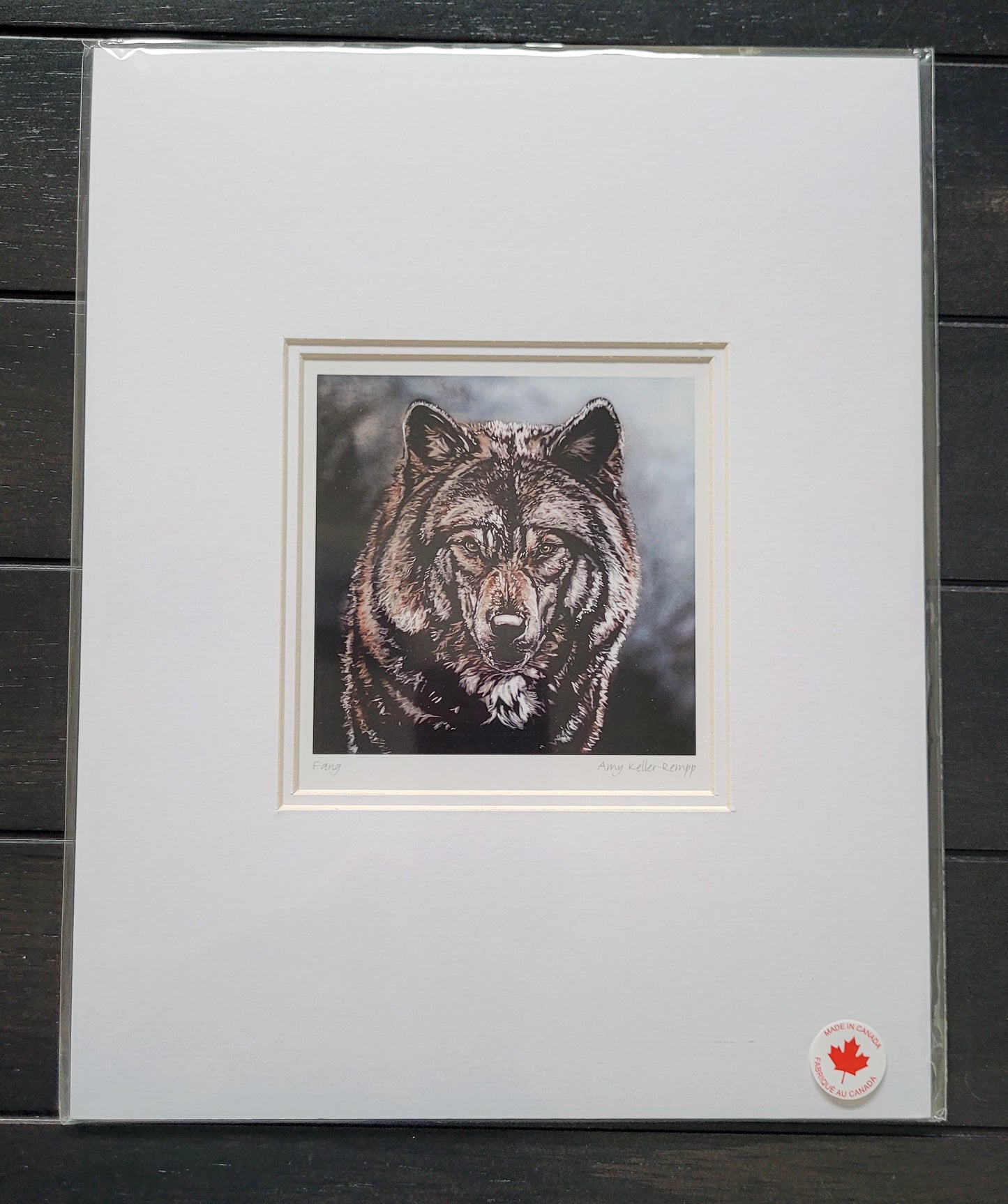 Set of 3 unframed, matted art cards with artwork by Amy Keller-Rempp - only 1 set available