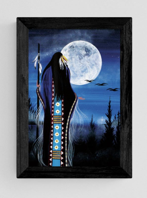 Wall Art - Evening Star Woman by Betty Albert