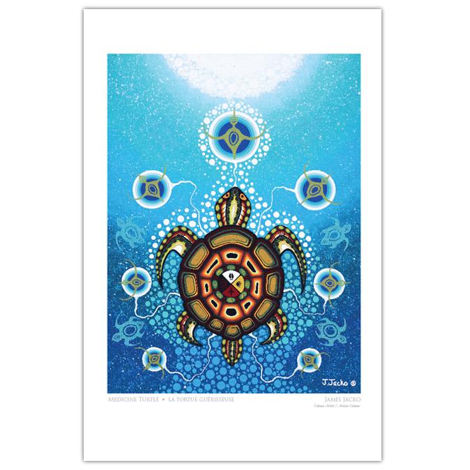 James Jacko "Medicine Turtle" Art Card