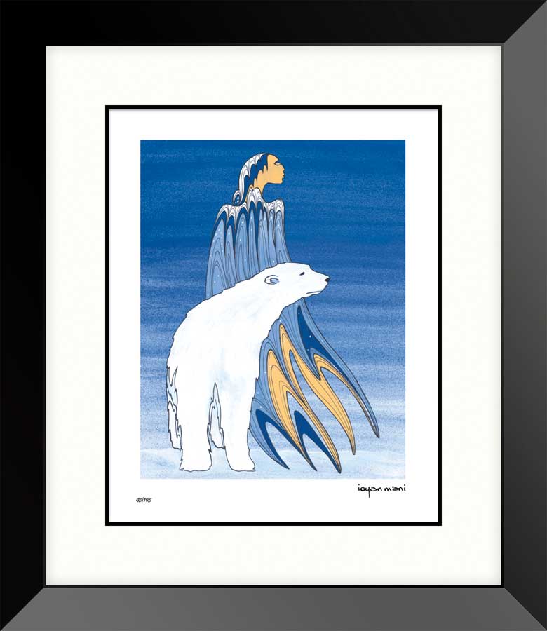 LIMITED EDITION ART PRINT - Mother Winter by Native Artist Maxine Noel