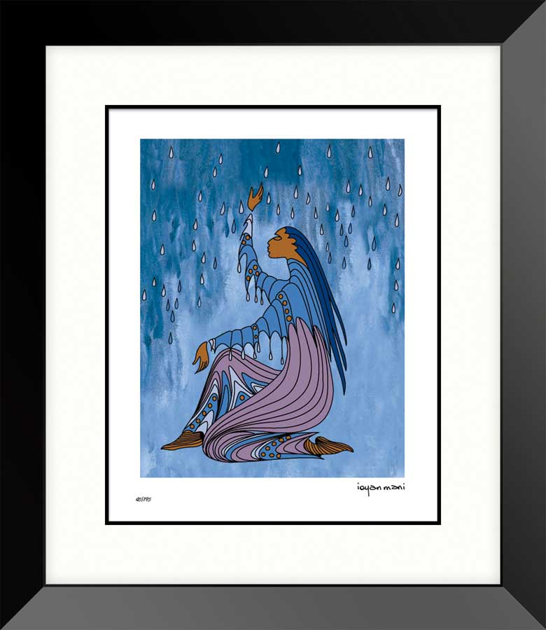 LIMITED EDITION ART PRINT - Rainmaker by Native Artist Maxine Noel