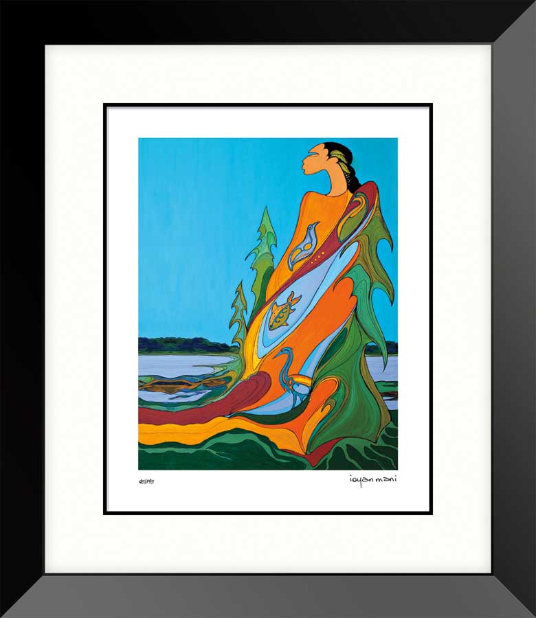LIMITED EDITION ART PRINT - Earth Mother by Native Artist Maxine Noel