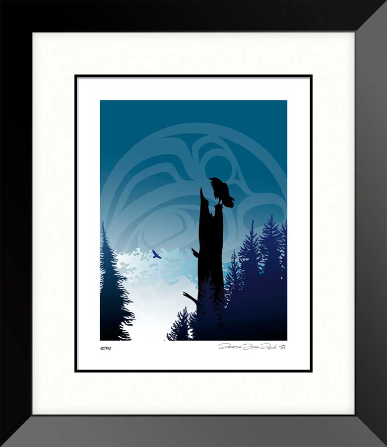 LIMITED EDITION ART PRINT - Raven's Lookout by Mark Preston