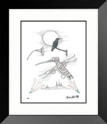 LIMITED EDITION ART PRINT - Hummingbird by Charles Silverfox