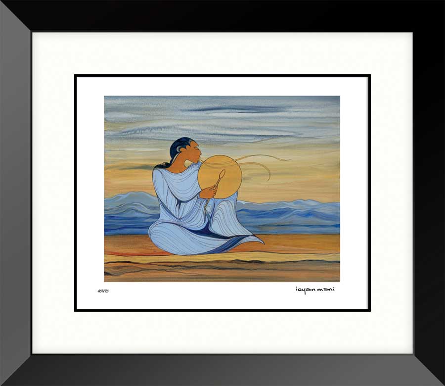 LIMITED EDITION ART PRINT - Song of the Mountain by Native Artist Maxine Noel