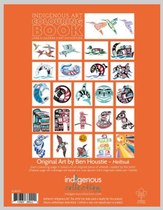 Colouring Book with art by Ben Houstie