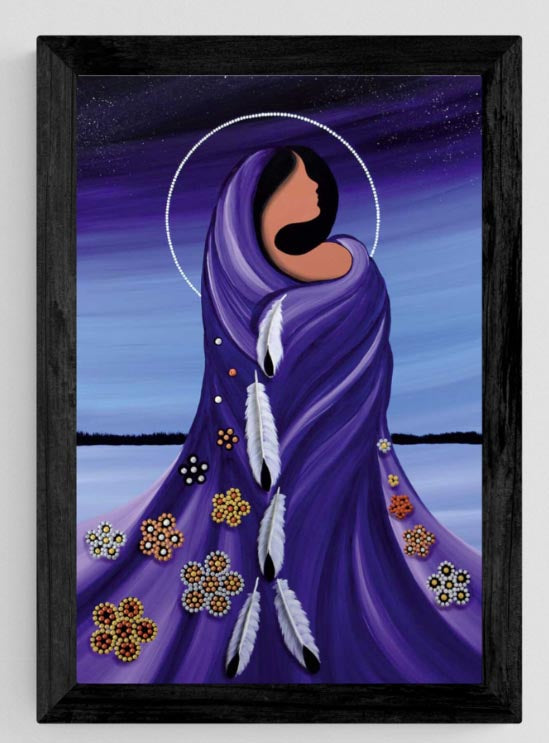 Wall Art - Morning Star Woman by Betty Albert