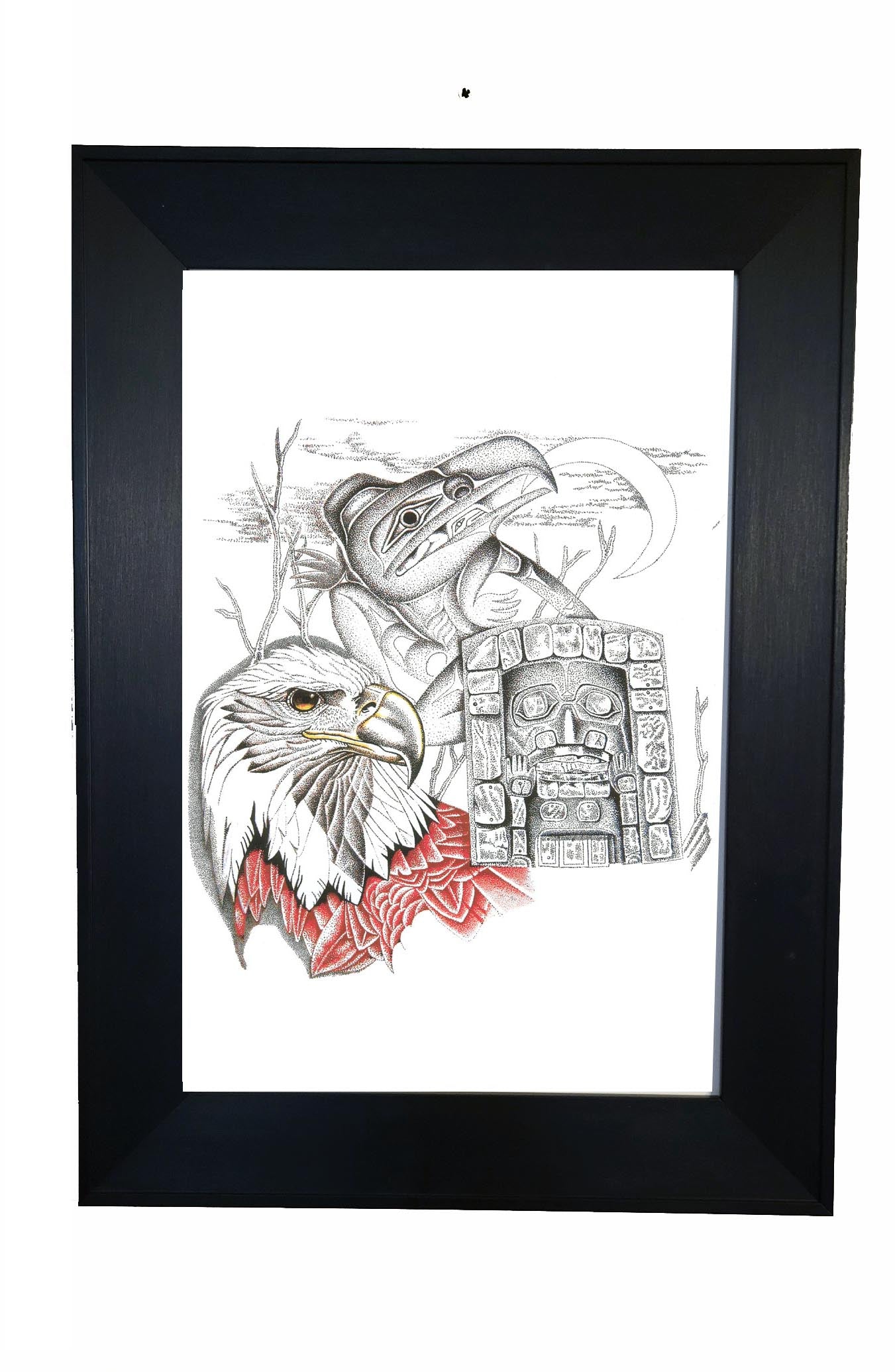 Wall Art - Eagle by Charles Silverfox
