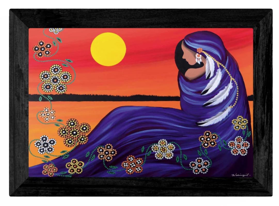 Wall Art - Evening Sun Woman by Betty Albert