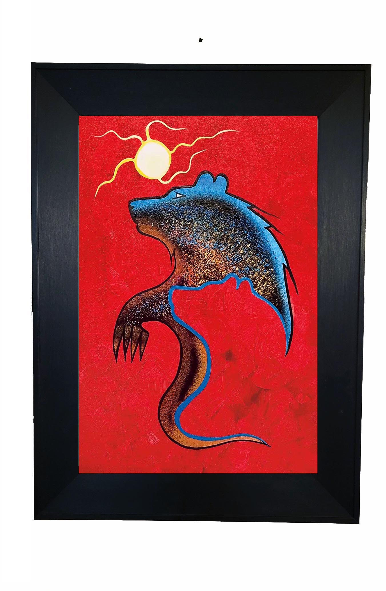 Wall Art - Walk with Me by Russell Noganosh