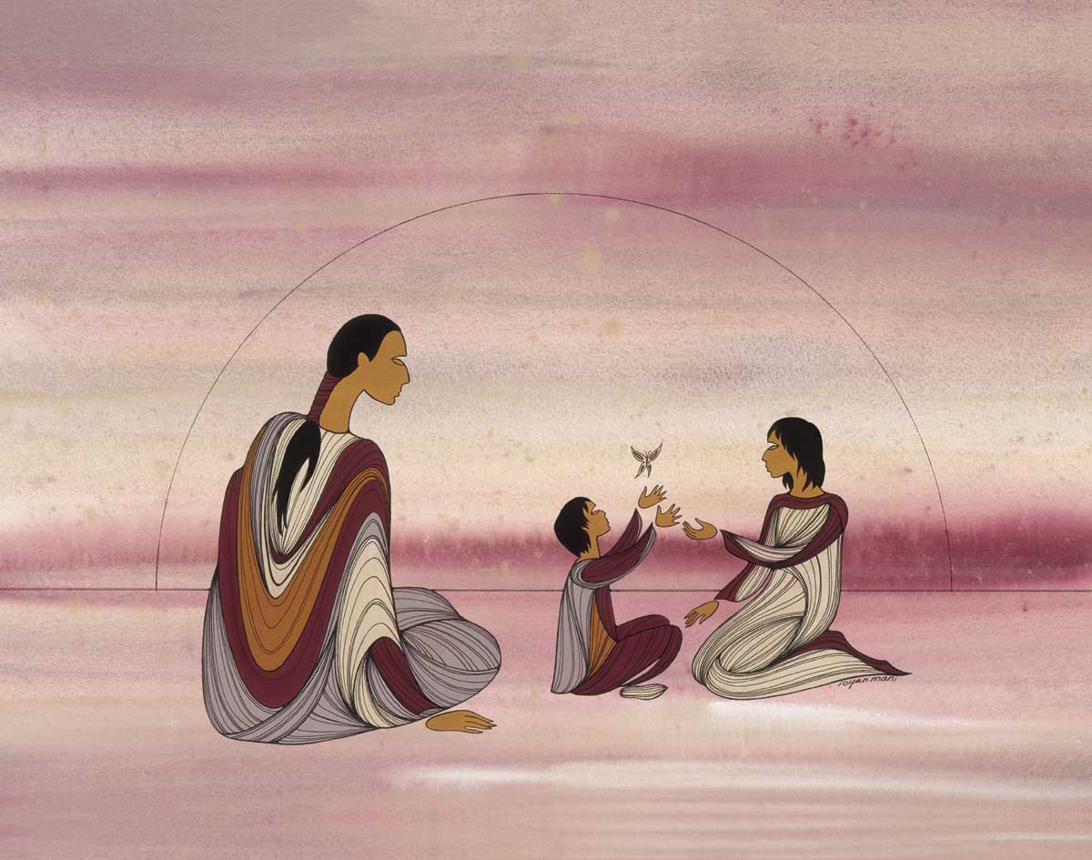 LIMITED EDITION ART PRINT - Spring Morning by Native Artist Maxine Noel
