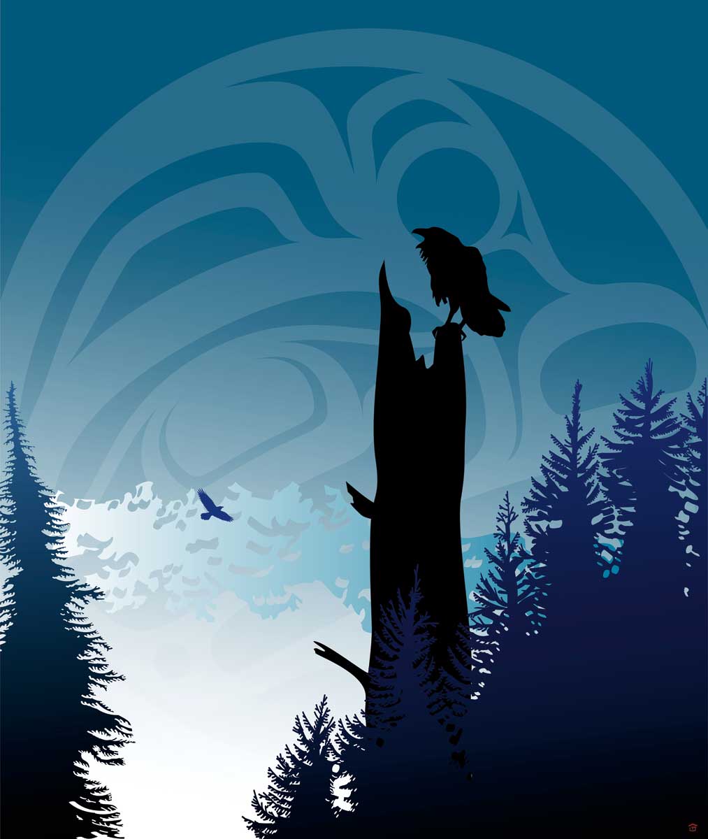 LIMITED EDITION ART PRINT - Raven's Lookout by Mark Preston