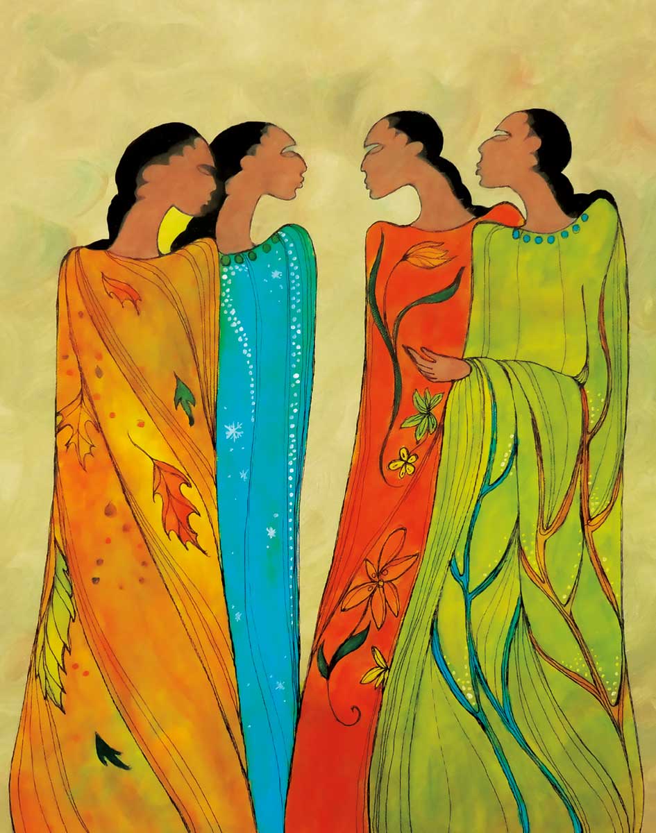 LIMITED EDITION ART PRINT - The Meeting by Maxine Noel
