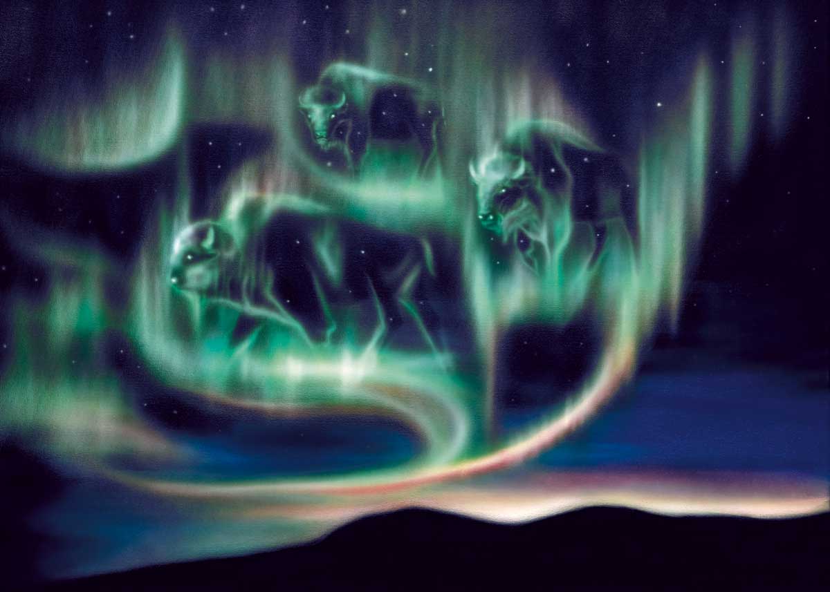 LIMITED EDITION ART PRINT - Sky Dance Buffalo by Amy Keller-Rempp