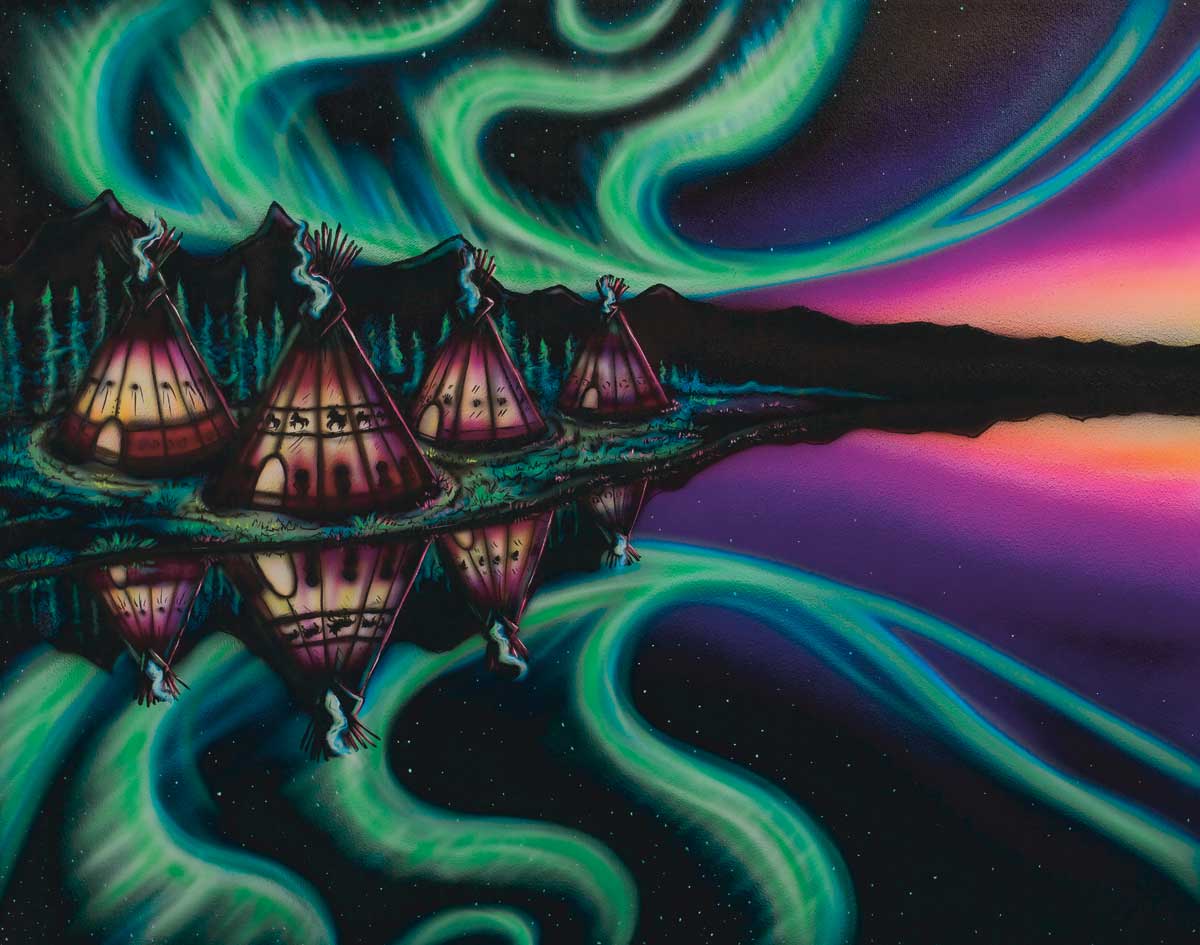 LIMITED EDITION ART PRINT - Sky Dance Reflections by Amy Keller-Rempp
