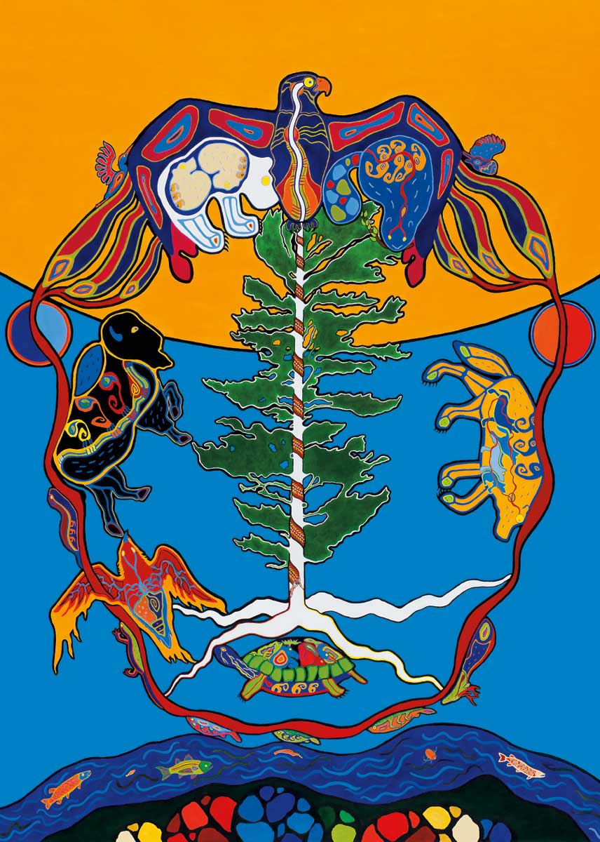 Wall Art - Love - The Great Tree of Life by Kristy Cameron