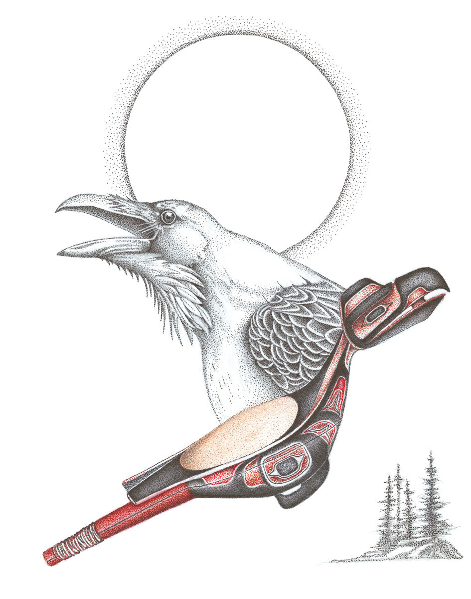 LIMITED EDITION ART PRINT - Shaman's Rattler by Charles Silverfox