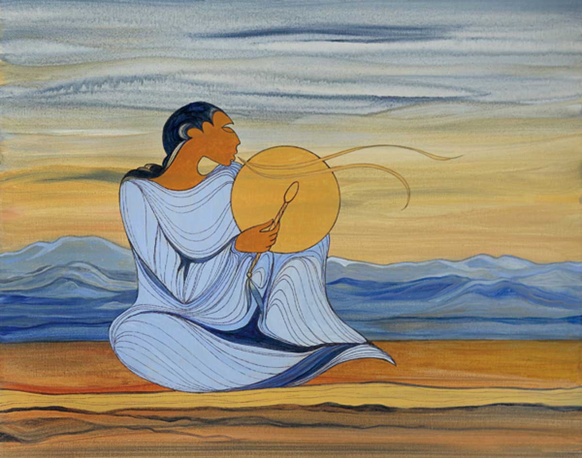 LIMITED EDITION ART PRINT - Song of the Mountain by Native Artist Maxine Noel