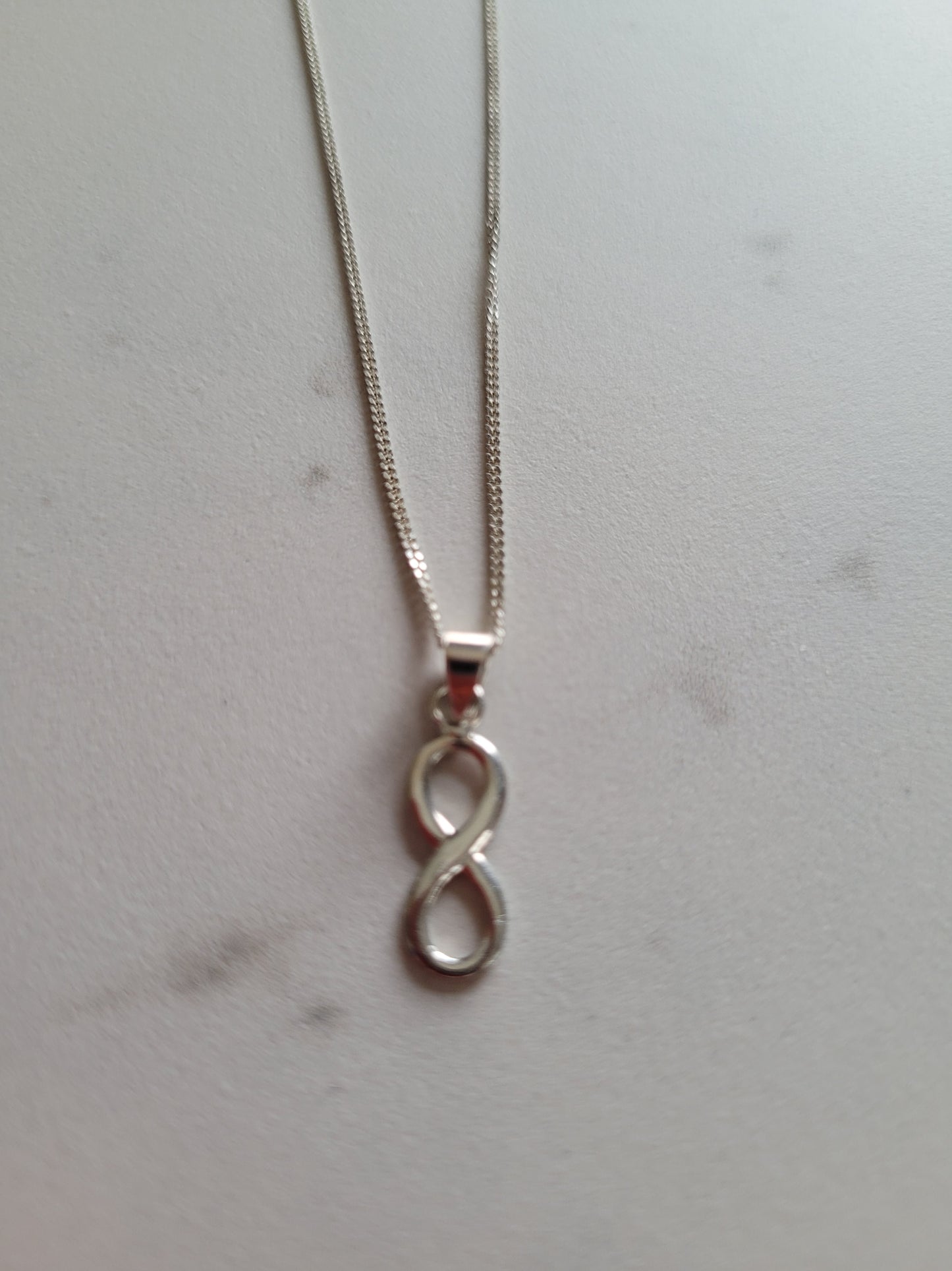 Sterling Silver necklace with infinity pendant
