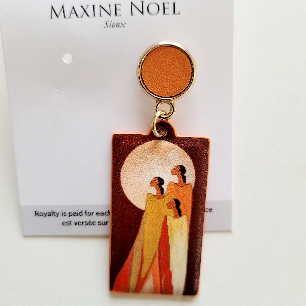 indigenous earrings, maxine noel, native art, HOPE