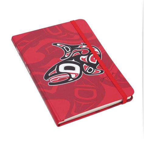 Salmon Journal Design by Gitksan Native Artist Jamie Sterritt. Indigenous First Nations Art