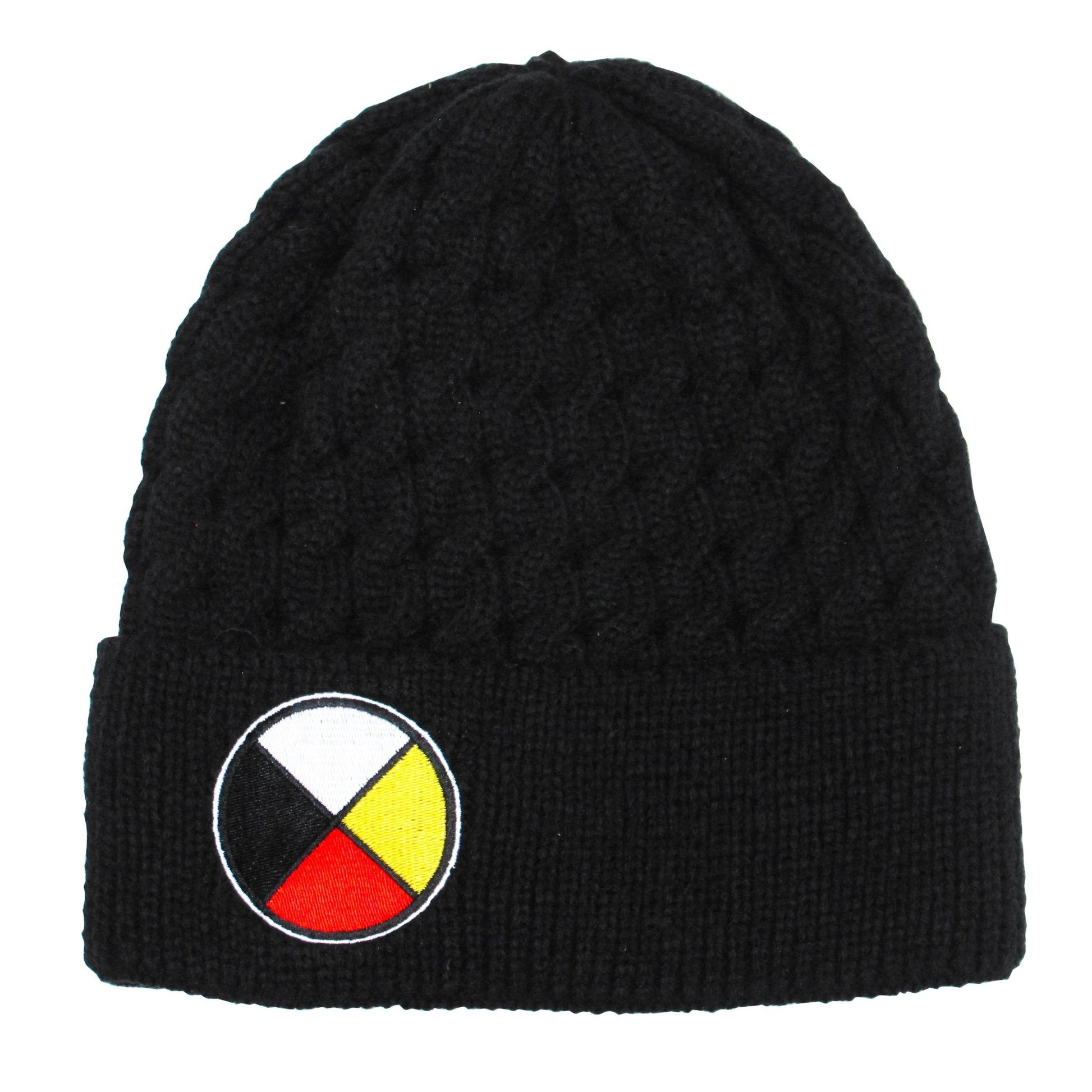 "Medicine Wheel" Embroidered Toque - North of 50 Métis Designs