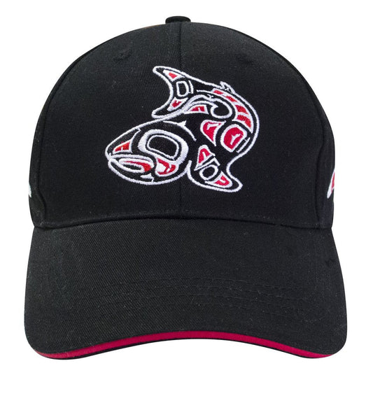 Design by Gitksan Native Artist Jamie Sterritt Baseball cap indigenous art