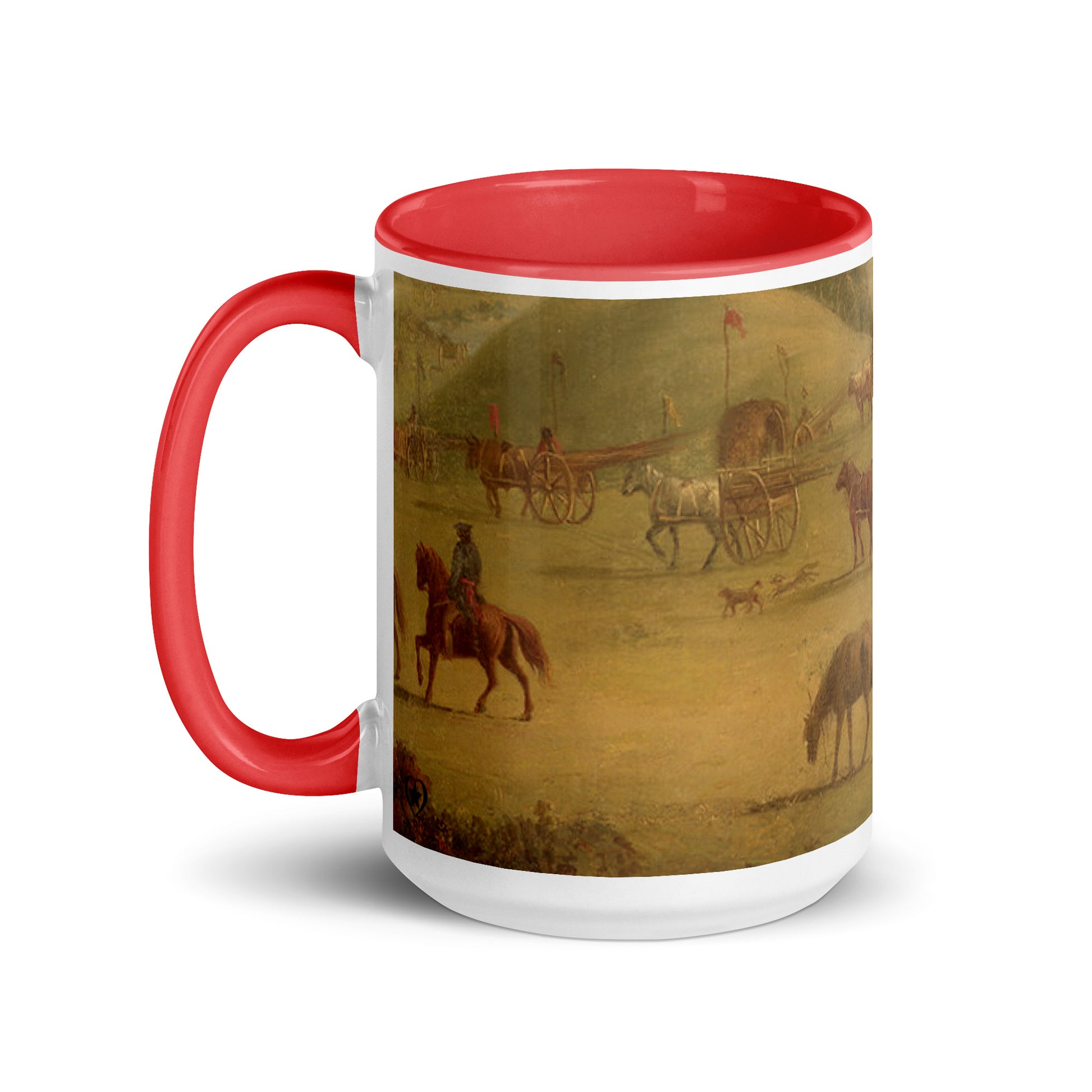 Paul Kane Art Mug Canadian Indigenous Art metis red