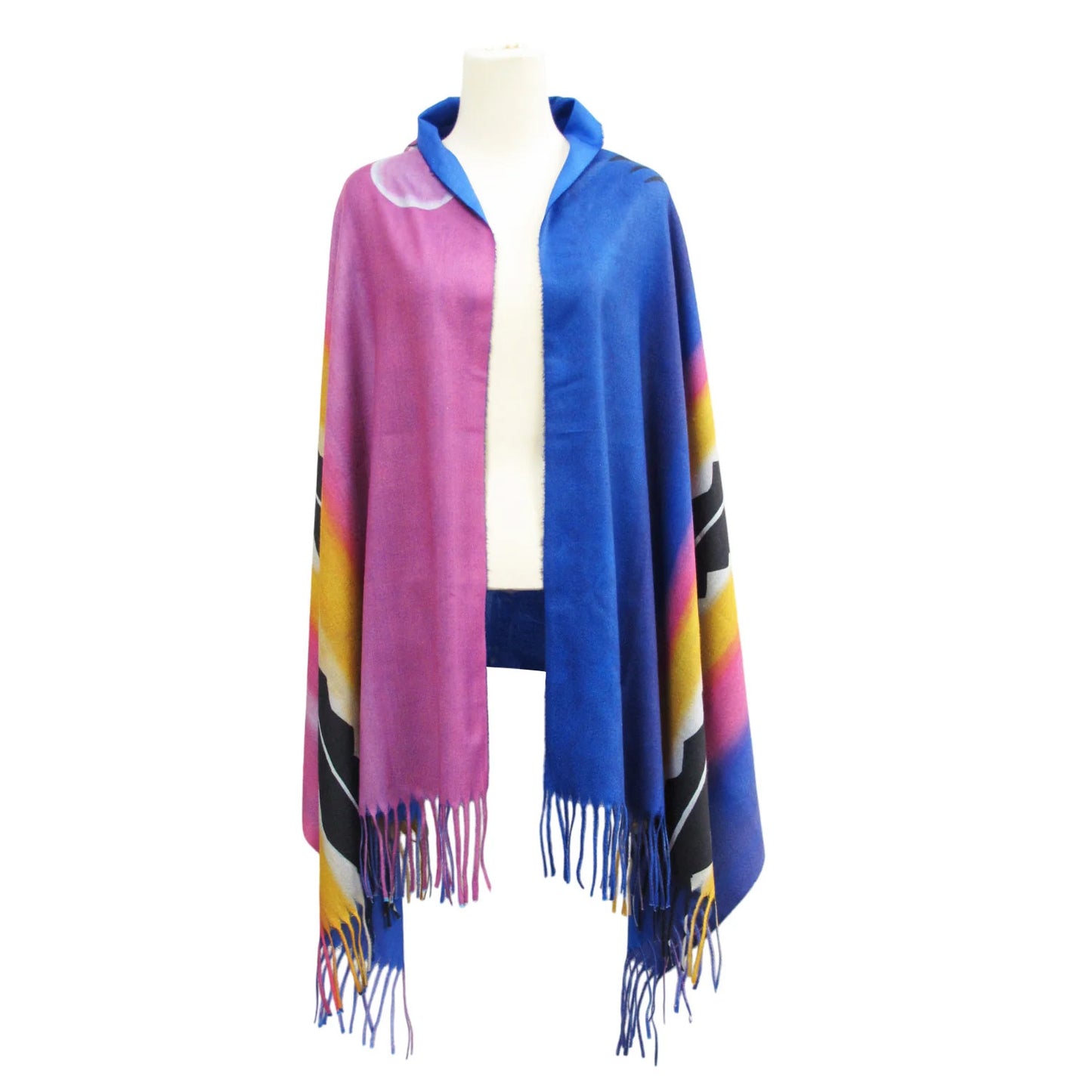 "Eagle" Eco Shawl with artwork from Abenakis artist Jessica Somers