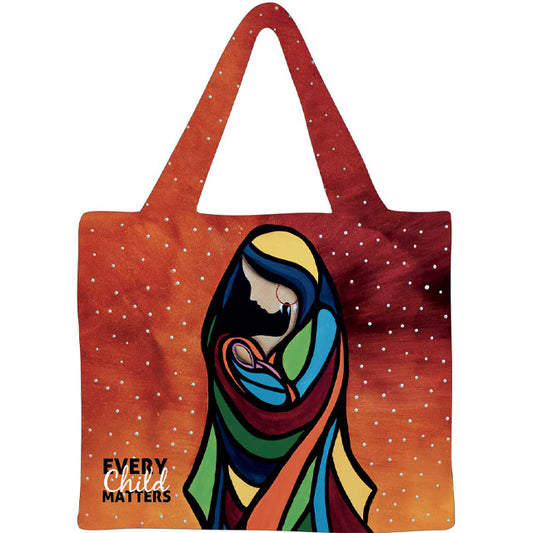 "215" Every Child Matters Reusable Shopping Bag by Cree artist, Betty Albert