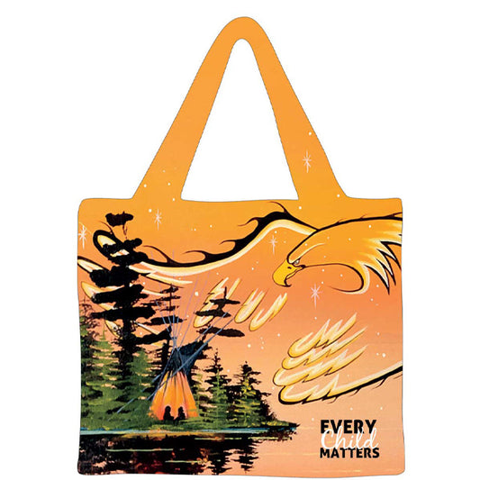 "Eagle Protector" Every Child Matters Reusable Shopping Bag by William Monague