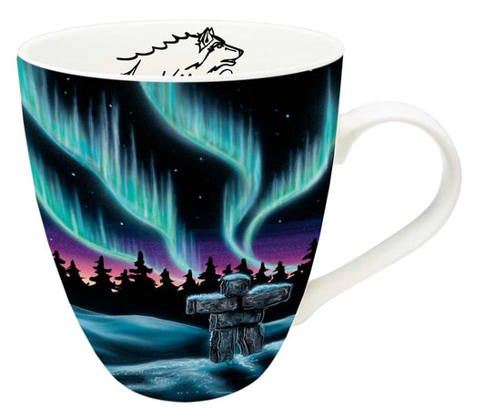 Sky Dance Inukshuk Mug Amy Keller Rempp