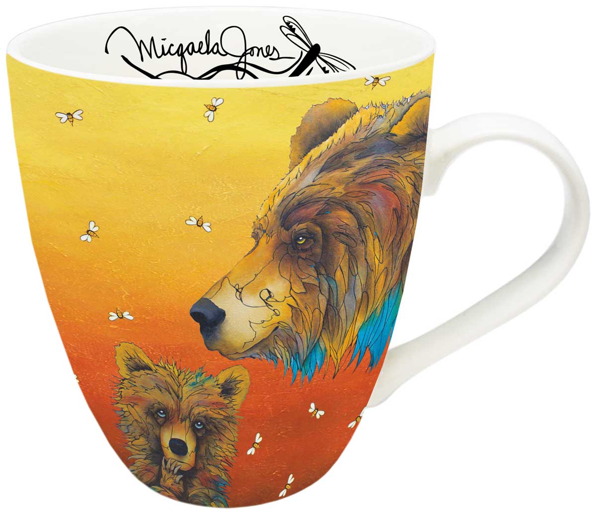 "Matriarch" 18 oz Mug with artwork by Native Artist Micqaela Jones