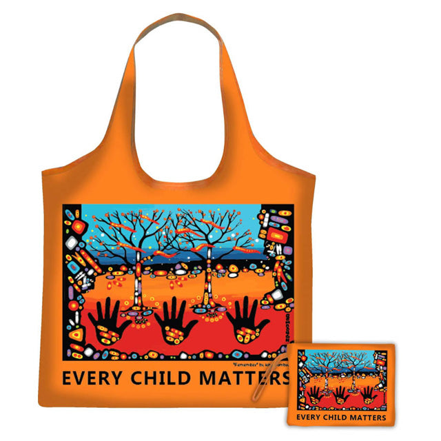 "Remember" Every Child Matters Reusable Shopping Bag by John Rombough