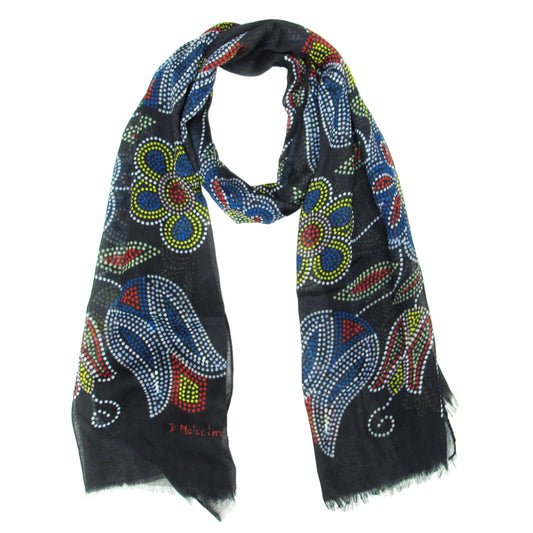 Silver Threads Eco scarf by Metis artist, Deb Malcolm