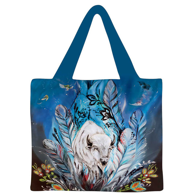 "Spirit Buffalo" Reusable Shopping Bag by Karen Erickson