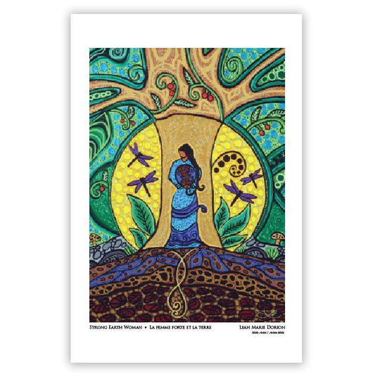 Leah Dorion "Strong Earth Woman" Art Card