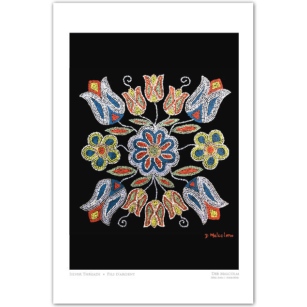 "Silver Threads" Art Card by Deb Malcolm