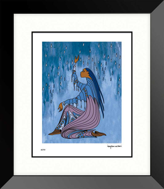 LIMITED EDITION ART PRINT -  Rainmaker by Native Artist Maxine Noel