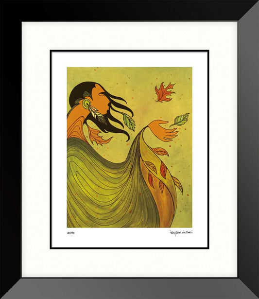 LIMITED EDITION ART PRINT -  Autumn by Native Artist Maxine Noel