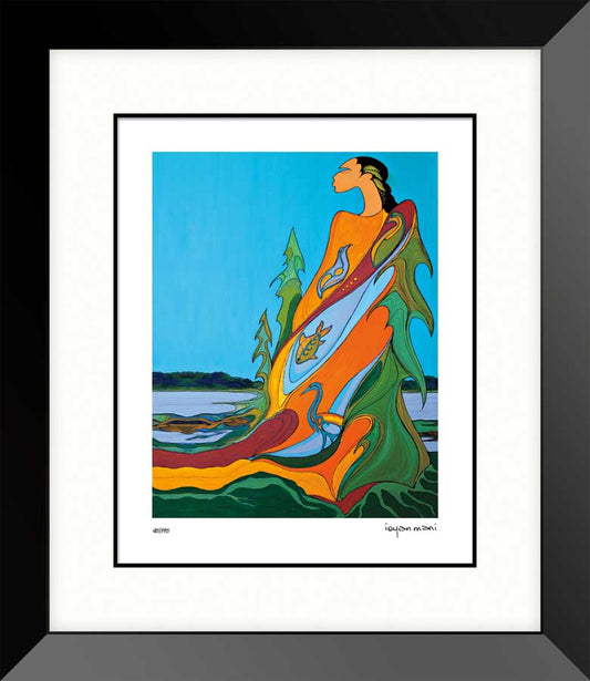 LIMITED EDITION ART PRINT - Earth Mother by Native Artist Maxine Noel