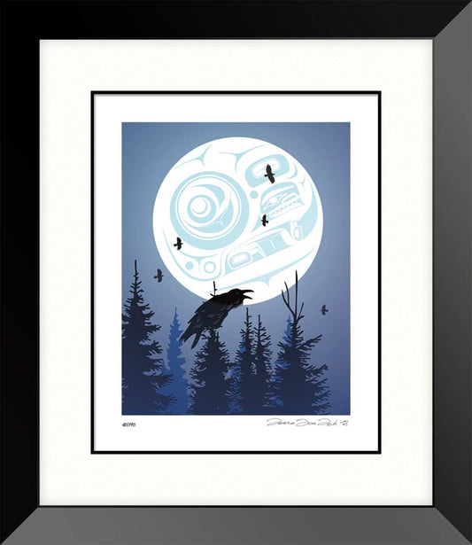 LIMITED EDITION ART PRINT -  Raven Moon by Mark Preston